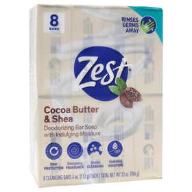 Zest Cocoa Butter & Shea Soap Bar close-up
