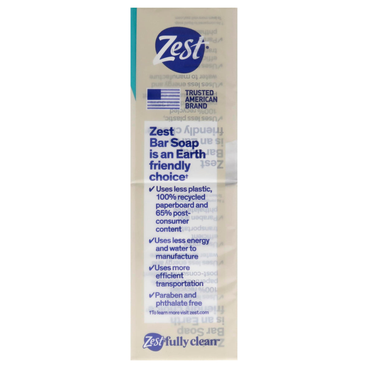 Zest Cocoa Butter & Shea Soap Bar in use