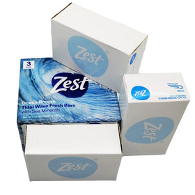 Zest Ocean Breeze Bar Soap showing texture