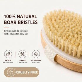 Zeutch dry brushing body brush set packaging