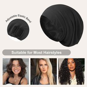 ZHENSILK Silk Satin Lined Bonnet in lifestyle setting