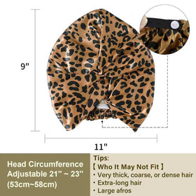 ZIMASILK Silk Bonnet in use on a model