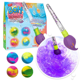 ZIMPLI Baff Bombz Magic Brush 4 Bath Bombs front view