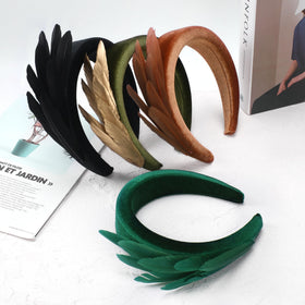 Zinniday 1920s Feather Fascinator worn at a cocktail party