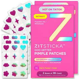 ZitSticka DreamHolo Pimple Patches front view with holographic design
