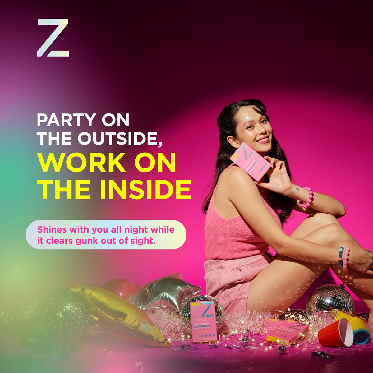 ZitSticka DreamHolo Pimple Patches in a lifestyle setting