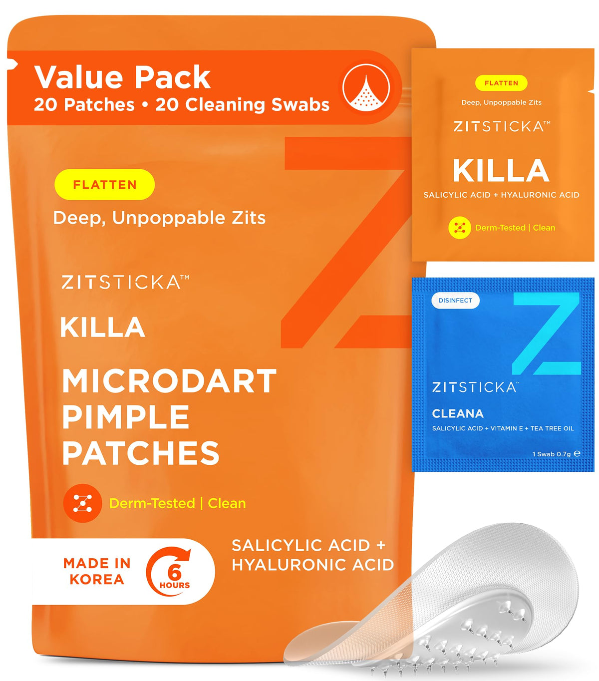 ZitSticka Killa Kit Microdart Pimple Patch packaging front view