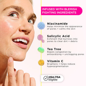ZitSticka Pimple Patches showing application on skin