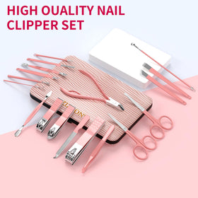 ZIZZON manicure tools showing quality stainless steel