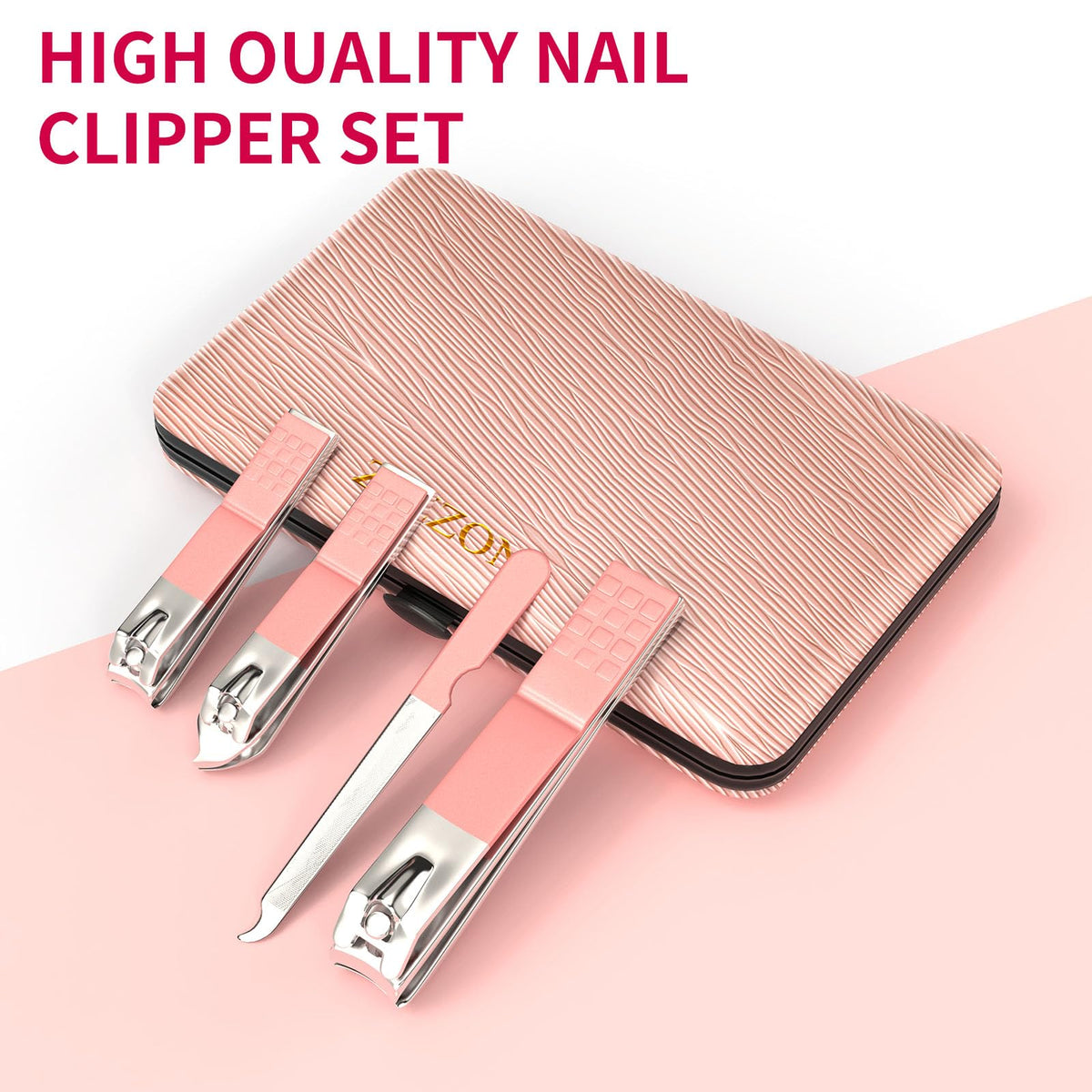 ZIZZON stainless steel nail clippers from the manicure set