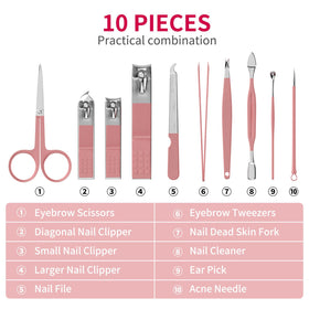 ZIZZON Travel Mini Manicure Set packaging
