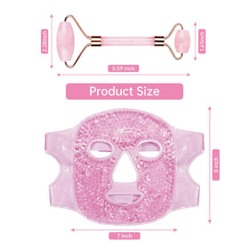 ZNÖCUETÖD Ice Face Jade Roller and Mask Set gift packaging