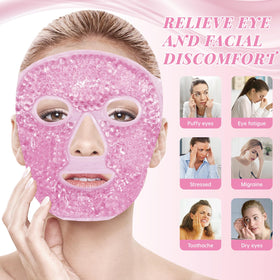 ZNÖCUETÖD Ice Face Mask with gel beads