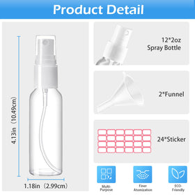 Zoizocp 2oz spray bottle side view