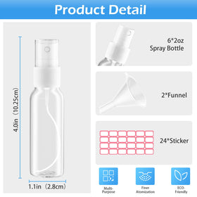 Zoizocp Mini Travel Spray Bottles 30ml in a travel bag