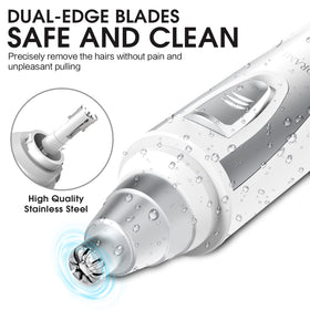 ZORAMI Ear and Nose Hair Trimmer with protective cover and trimmer head