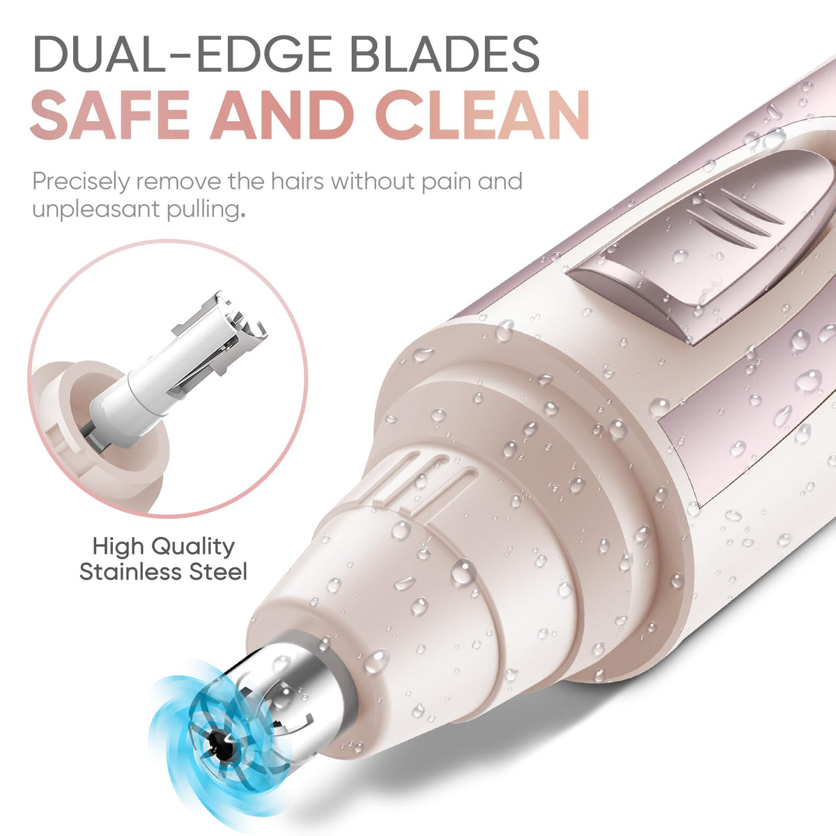 ZORAMI trimmer with waterproof feature demonstration