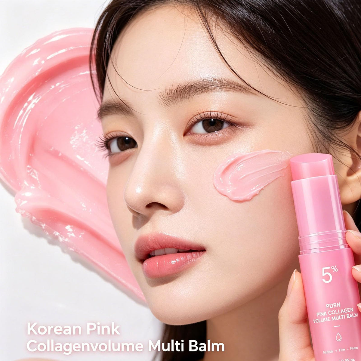 zorevyn Korean Pink Collagenvolume Multi Balm application on skin