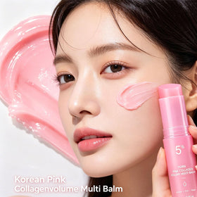 zorevyn Korean Pink Collagenvolume Multi Balm application on skin