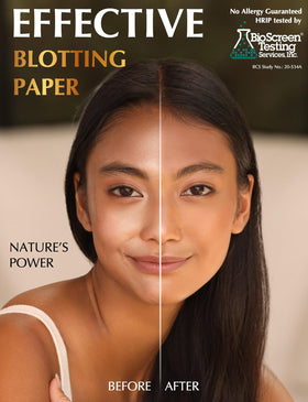 ZOROM'S XL Oil Blotting Sheets showing individual sheet