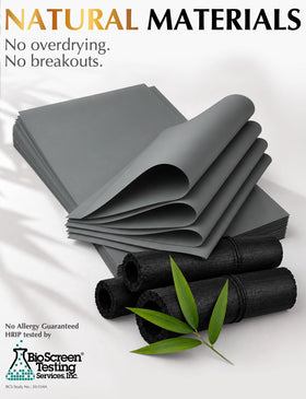 ZOROM'S XL Oil Blotting Sheets showing texture and size