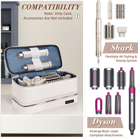 ZRRAJOY Double Layer Travel Hair Styler Case side view