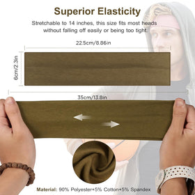 Ztomine headband set laid out on a fitness mat