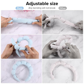Ztomine headbands displayed together on a white background