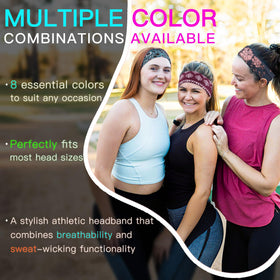 Ztomine headbands showing flexibility and stretch