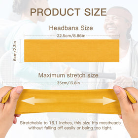 Ztomine headbands soft cotton texture close-up