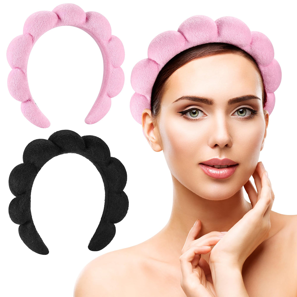 Ztomine Spa Headbands in a gift presentation