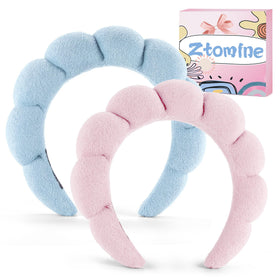 Ztomine Spa Headbands in a stylish beauty setup