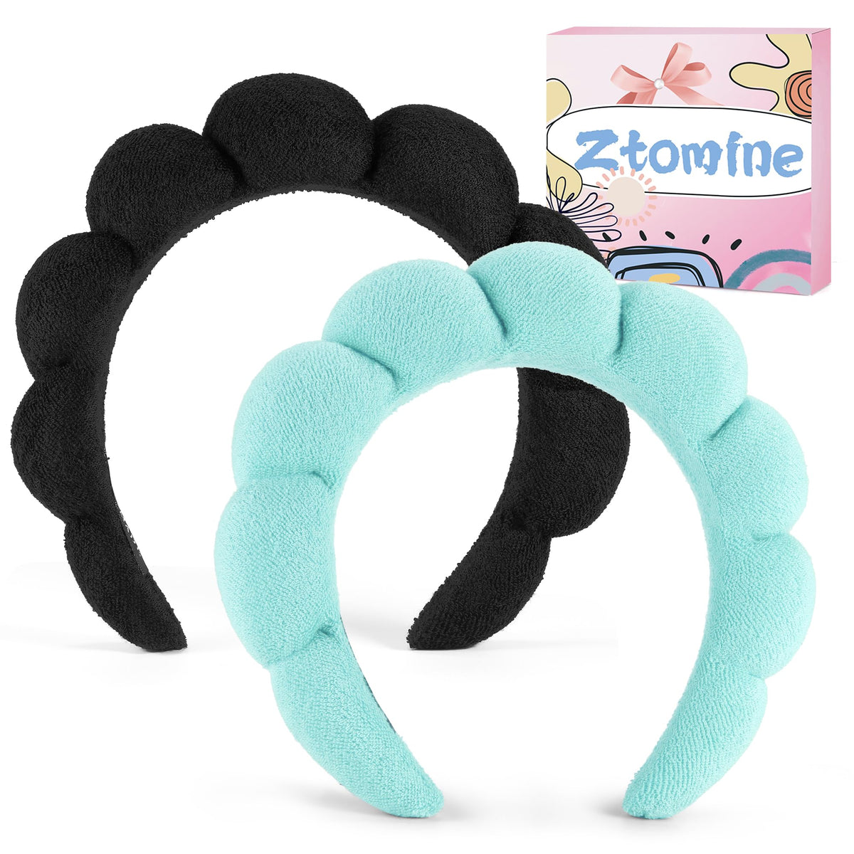 Ztomine Spa Headbands packaging front view
