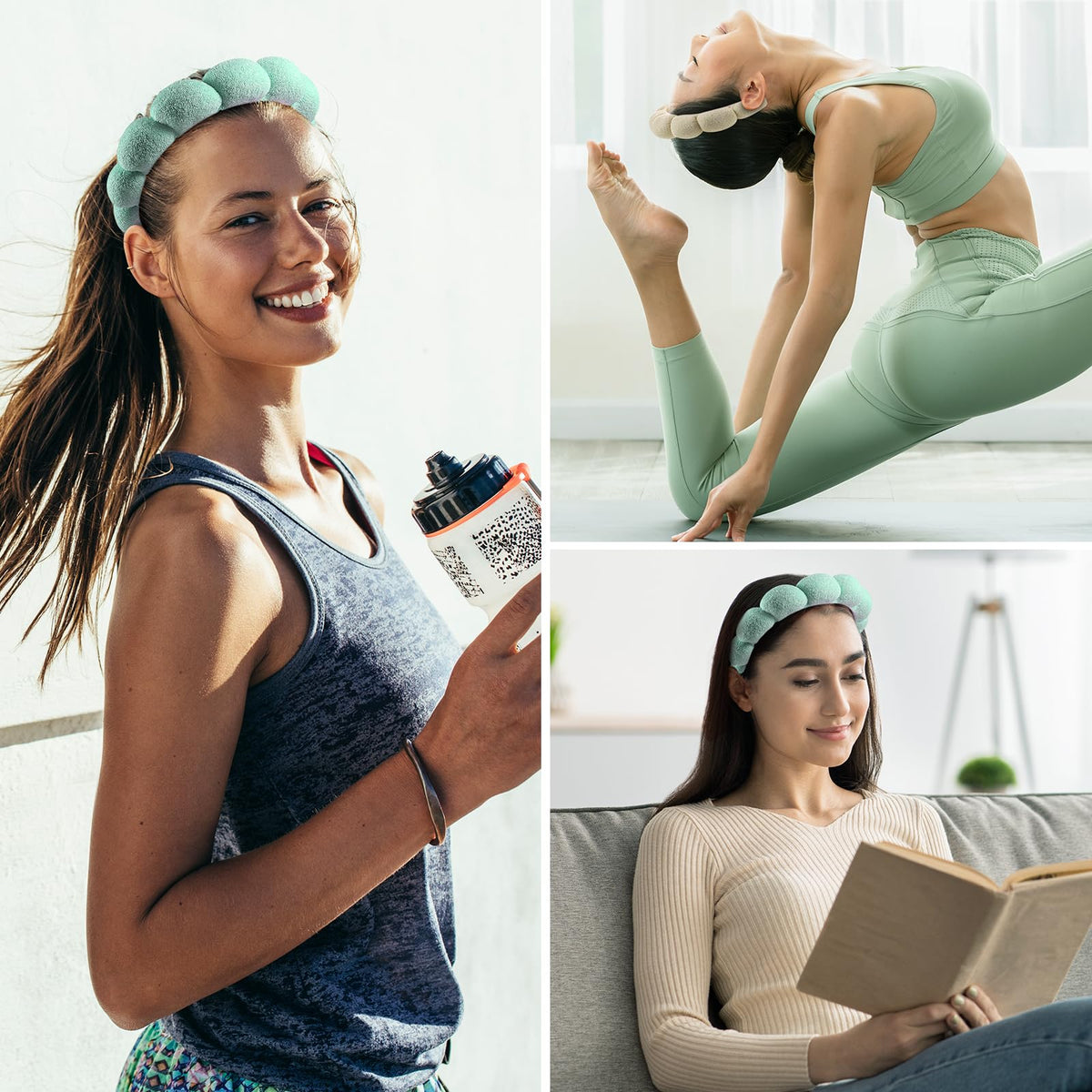 Ztomine Spa Headbands set of 2 with packaging