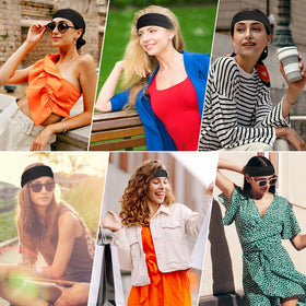 Ztomine stretchy headbands for sports, lifestyle scene