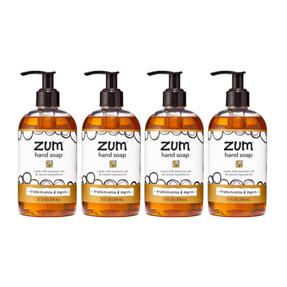 Zum Hand Soap Frankincense & Myrrh 12 oz front view