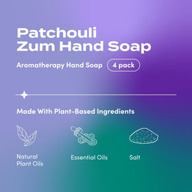 Zum Hand Soap Patchouli Scent 12 oz packaging