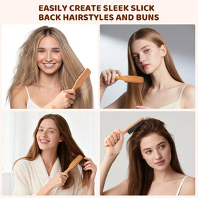 ZVOREI hair brush set displayed on a vanity