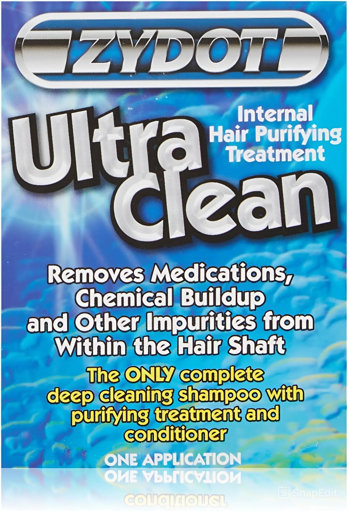 Zydot Ultra Clean Hair Detox Conditioner bottle with label