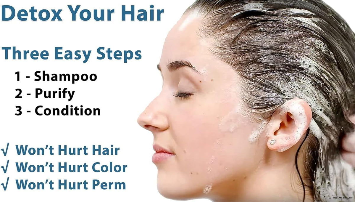 Zydot Ultra Clean Hair Detox Kit components laid out