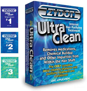 Zydot Ultra Clean Hair Detox Shampoo & Conditioner Kit front view