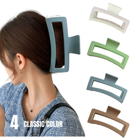 ZYTJ Extra Large Claw Clip in pink lifestyle scene